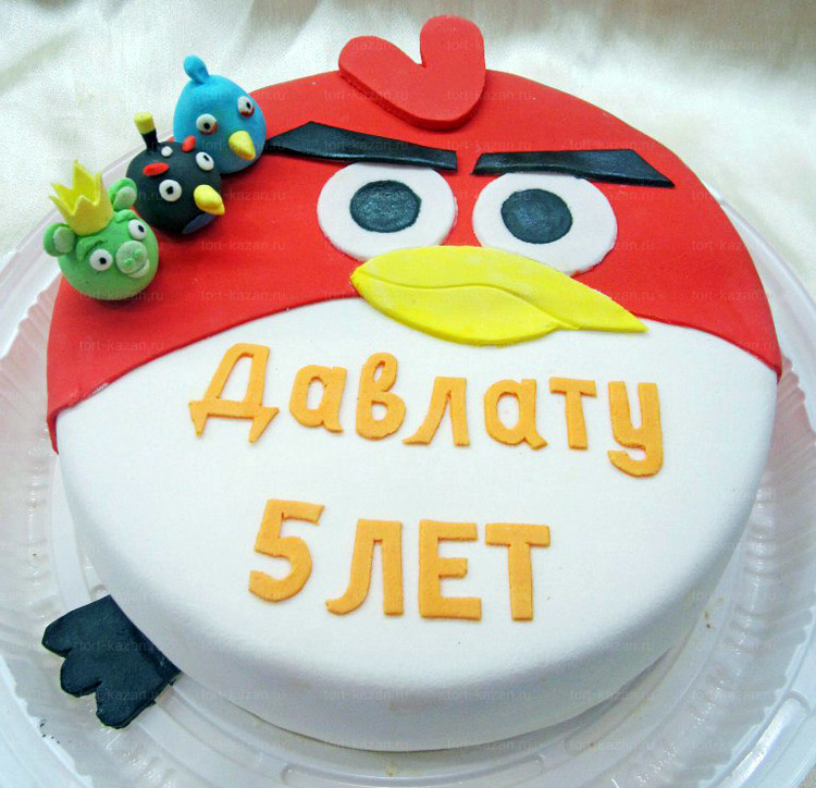 Отзыв о Торте Angry Birds от tort-kazan.ru