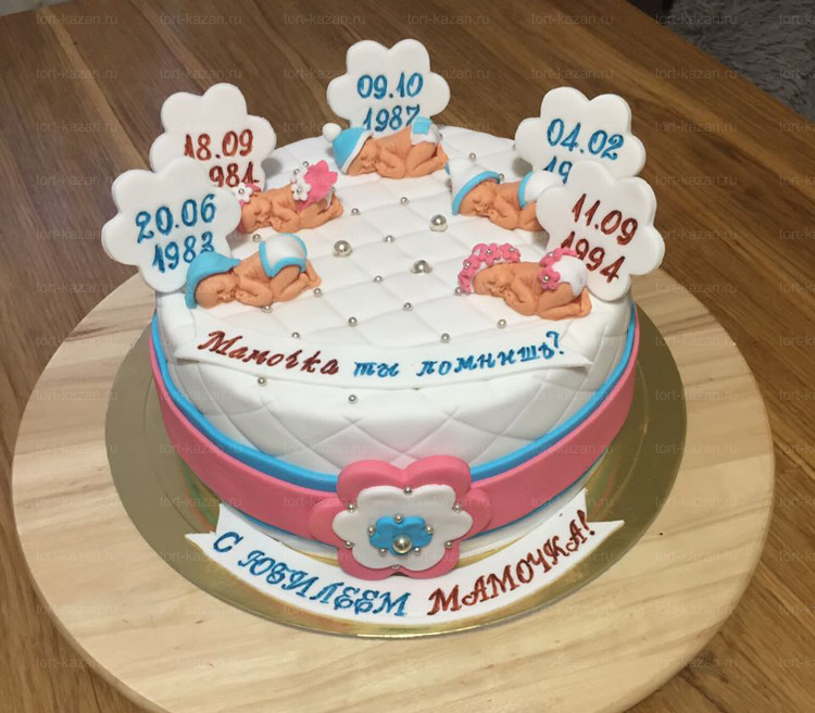 Отзыв о торте на юбилей от tort-kazan.ru