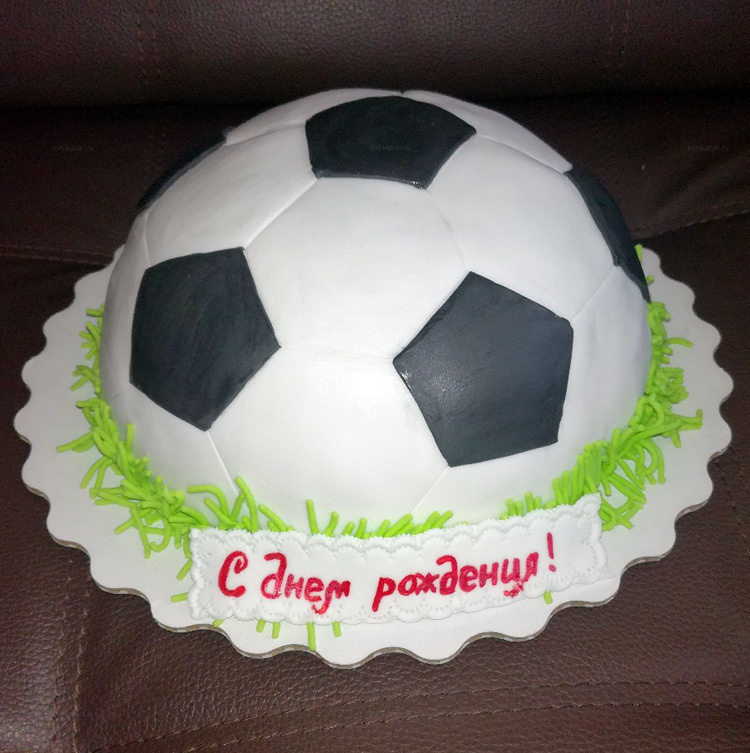Отзыв о торте для футболиста от tort-kazan.ru