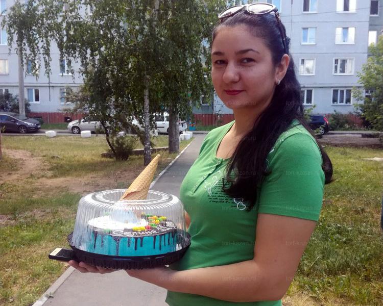 Отзыв о торте в виде Мороженое от tort-kazan.ru