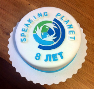 Корпоративный торт для Speaking Planet
